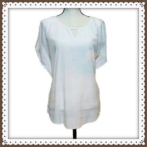 WHBM Silk Flutter Blouse A14